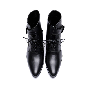 NA145 nuovo 2022 primavera autunno da <span class=keywords><strong>uomo</strong></span> a punta altezza aumento stivaletti moda maschile in pelle abito alto <span class=keywords><strong>tacchi</strong></span> alti - Product Image 2