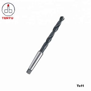 Foret hélicoïdal à queue conique Morse DIN345 HSS pour perçage de métaux, point de fendage à 135 degrés - Product Image 2