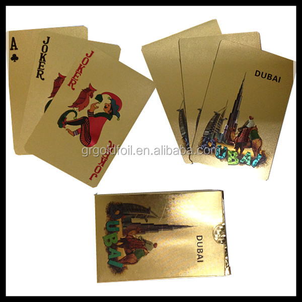 Japan Version Gold Playing Cards - 24k Gold Foil Poker