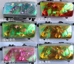 Lámpara coche vinilo del abrigo de colores camaleón película de <span class=keywords><strong>la</strong></span> linterna luz de <span class=keywords><strong>niebla</strong></span> cubierta de pegatinas de protección - Product Image 4