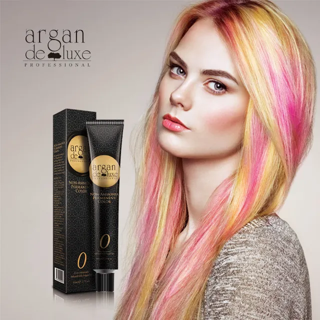 Ammonia, PPD Free Argan Oil Hair Color Permanent Color Cream