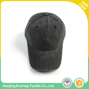 100% polyester cotton Flex fit style Vintage black plain blank baseball caps hats men - Product Image 4