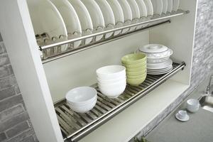 Armadio da <span class=keywords><strong>cucina</strong></span> appeso metallo piatto di essiccazione cremagliera - Product Image 3