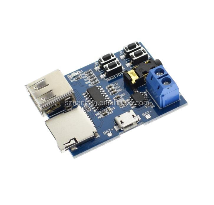 TF Carte U Disque MP3 Format Décodeur Conseil Amplificateur Audio Lecteur Module