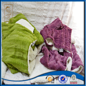 Peluches soft toucher chaud imprimé tapis couverture polaire velours berbère sherpa jeter couverture - Product Image 2