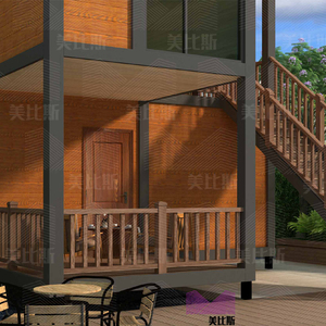 Casa Prefabbricata Moderna a 2 Piani in Pannelli Sandwich Economici e Acciaio Leggero di MABIS-WOODCUBE con 1 Anno di Garanzia - Product Image 2
