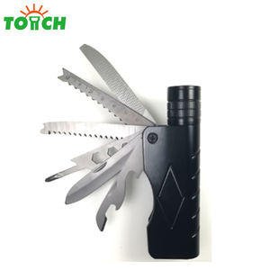 Đa Năng Chiến Thuật Dao Đèn Pin 500LM Đèn LED Đèn Lồng 3 Chế Độ Chống Nước Sạc Hợp Kim Nhôm Đèn Pin Tự Vệ - Product Image 6