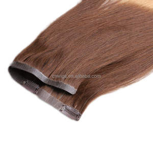 Extensions de cheveux brésiliens naturels remy à double trame — doreen, cheveux humains, dessin, quad trame, avec clip, une pièce, vente en gros - Product Image 1