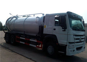 Nuovo camion pesante di aspirazione delle acque reflue HOWO 10 ruote 16000L ad alta pressione vuoto fossa settica di pompaggio fogna camion per la pulizia in vendita - Product Image 5