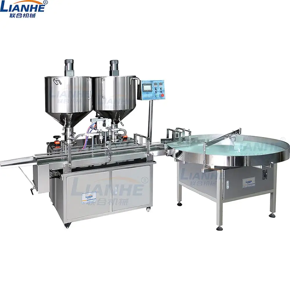 Small Bottle Liquid Filling and Capping Machine Juce Ketchup Spray Paint Can Filling Machine Shampoo Filling Jus Machine