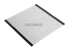 Bonke-cuencos dobles de 28 pulgadas, acero inoxidable Premium, para cocina, debajo del lavabo - Product Image 6