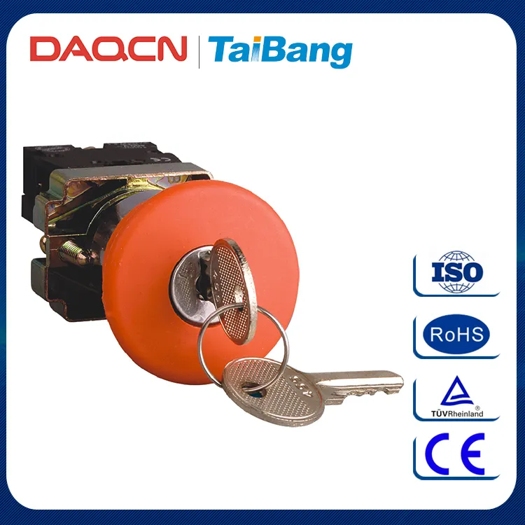 DAQCN XB2-BL8325 Turn-reset di Fabbrica Di Arresto di Emergenza Push Button Switch