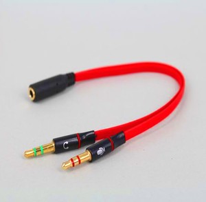 Adaptador de Audio Auxiliar 2 en 1 de 20 cm, <span class=keywords><strong>Conector</strong></span> de Auriculares 2 en 1, Adaptador de Micrófono de Audio de 3,5 <span class=keywords><strong>mm</strong></span>, Adaptador de 1 Macho a 2 Hembras - Product Image 5