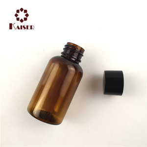 Bouteille marron avec bouchon à vis noir - Product Image 3