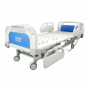 Medical new design white electric hospital bed/ metal hospital 3 cranks bed EB-02N