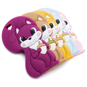 PGJ0108 juguetes <span class=keywords><strong>de</strong></span> dentición <span class=keywords><strong>de</strong></span> bebé <span class=keywords><strong>de</strong></span> silicona suave <span class=keywords><strong>de</strong></span> grado alimenticio libre <span class=keywords><strong>de</strong></span> BPA patrón Animal bebé masticar mordedor <span class=keywords><strong>de</strong></span> silicona - Product Image 3
