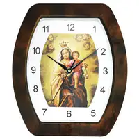 Horloge murale d'intérieur personnalisée, style église religieuse, décoration créative