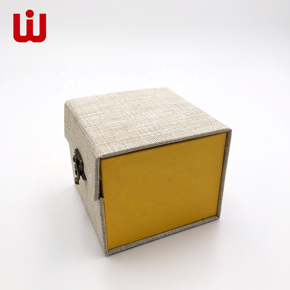 Элегантный украшение из ткани кольцо упаковка ювелирных изделий упаковочная коробка