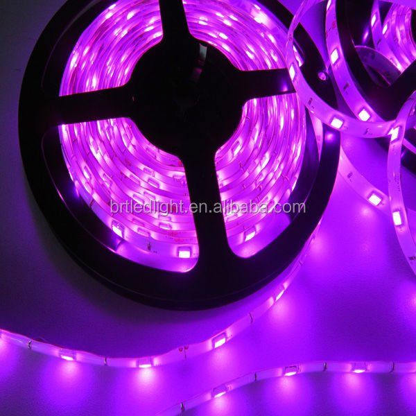 12V UV Ultraviolet 395-405nm Led Strip Black Light 5050 3528 SMD 60led/m 120led/m Waterproof Tape Lamp for DJ Fluorescence Party