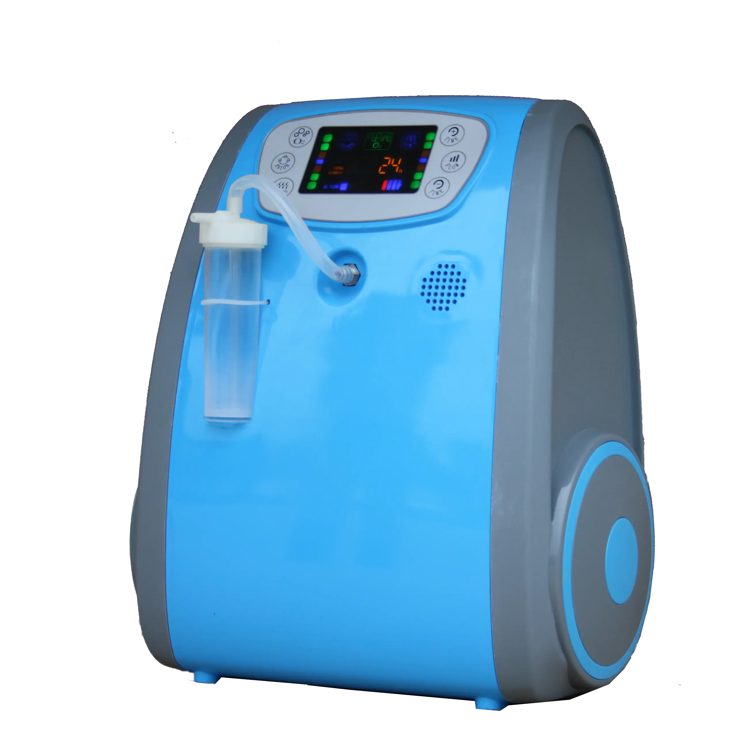 Concentrador de oxígeno portátil con batería nebulizadora, suministro médico