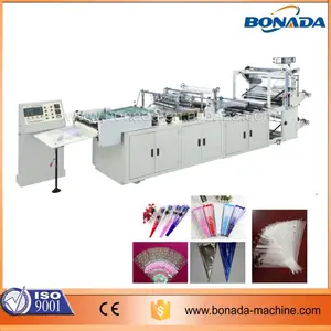 BONADA plastic flower packaging bag making machine price