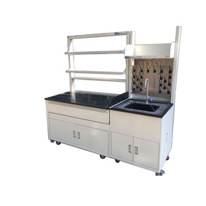 Allsome — meuble de laboratoire dentaire, mobilier de bureau en aluminium, île et côté - Product Image 4