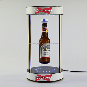 Magic advertising Budweiser floating bottle display