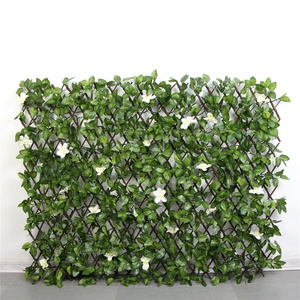 SUNWING WF001 Clôture de jardin extensible en saule avec éclairage solaire, revêtement PVC écologique, imperméable, facile à assembler, aspect naturel - Product Image 2