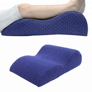 Travesseiro de cunha para alívio de dor, almofada nova de espuma orelha com memória para alívio de dor na perna e joelho