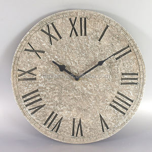 12 Inch Light Grey Rustic Decorative Polyresin Easter <b>Garden</b> <b>Clock</b> Quartz Analog Indoor & <b>Outdoor</b> Use - Product Image 1