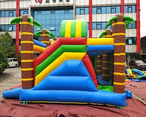 ¡Gran Oferta! Castillo Hinchable Temático de la Selva con Monos para Venta - Product Image 4