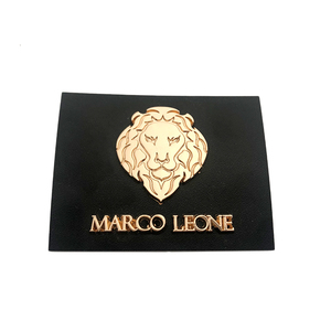 Quan Zhou Shi Shi en relief PU logo de marque étiquette de patch en cuir faux personnalisé pour Denim - Product Image 1