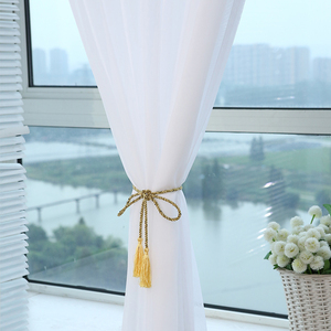 Turkse Sheer Voile Gordijn Stof Goedkope Professionele Fabrikant Plain Geweven Tule Stof 100% Polyester Inslag <span class=keywords><strong>Pe</strong></span> Gecoat 45gsm - Product Image 2