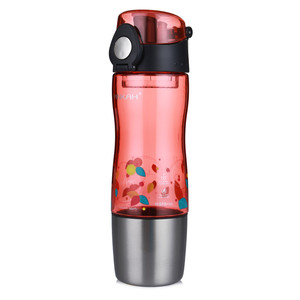 Pinkah 570 ml base <span class=keywords><strong>de</strong></span> acero inoxidable plástico bicicleta deportes botella <span class=keywords><strong>de</strong></span> agua con mango para gimnasio beber - Product Image 2