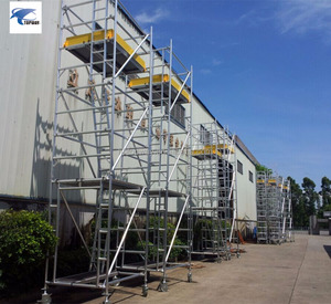Torre de andamios de aleación de aluminio completa para construcción de edificios en venta - Product Image 2