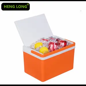 Lebensmittel qualität 5L/13L/15L/30L Tragbare Picknick-Kühlbox aus Kunststoff, Orange
