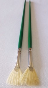 Pas cher prix Chungking poils cheveux ventilateur forme en bois vernis <span class=keywords><strong>artistes</strong></span> peinture brosse l'artiste - Product Image 3