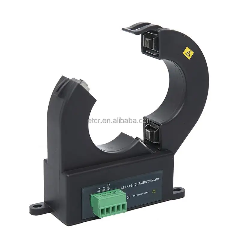 ETCR040K Split Type Hoge Nauwkeurigheid Lekstroom Sensor 0.00ma-60a Ac Digitale Sensor Verbruik Sensor