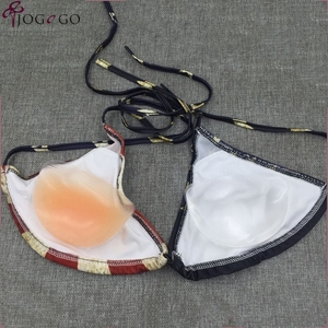 Venta de la fábrica Nude Invisible Push up Bra Pads baño Bras silicona inserciones - Product Image 6