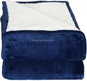 Couverture polaire Sherpa avec Logo, 120x120 pouces (10 pouces x 10 pouces), tissu polaire imprimé numérique, pour l'hiver, en Polyester