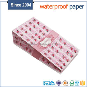 China precio de fábrica pink rose flower design bolsa de papel de regalo - Product Image 3