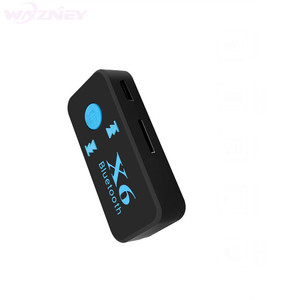 X6 BT5.0 EDR <strong>Bluetooth</strong> 5.0 <strong>Aux</strong> Audio Receiver Adapter 3.5mm Handsfree Car Kit TF Card Play A2DP Mp3 Music Receiver - Product Image 3