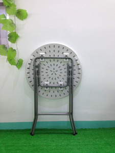 Mesa Redonda Pequeña de 60 cm/Mesa de Estudio Plegable para Niños y Silla/Muebles Modernos Blancos <span class=keywords><strong>Mini</strong></span> Mesa de Centro Redonda - Product Image 4