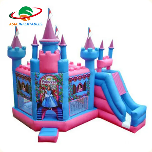 Надувной Воздушный Замок принцессы, Надувной розовый батут, надувной замок