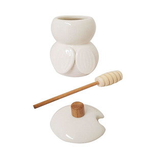 <span class=keywords><strong>Pot</strong></span> à <span class=keywords><strong>miel</strong></span> blanc en céramique, <span class=keywords><strong>Mini</strong></span> <span class=keywords><strong>Pot</strong></span> mignon de ml - Product Image 5