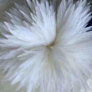 Venta al por mayor <span class=keywords><strong>blanco</strong></span> blanqueado Gallo hackle de plumas - Product Image 2