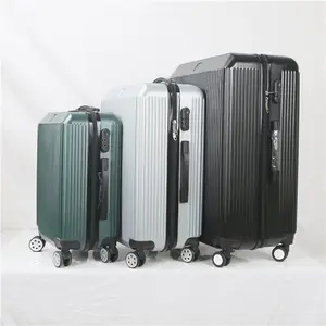 Novo em 2024 design elegante sacola de viagem carrinho mala de viagem conjuntos de mala de negócios com fechaduras aprovadas pela TSA