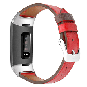 Tschick Dây Thay Thế Cho Fitbit <span class=keywords><strong>Charge</strong></span> 3, Dây Đeo Cổ Tay Bằng Da Thật Cổ Điển Với Đầu Nối Kim Loại Cho Nam Và Nữ - Product Image 5