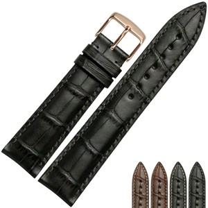 18 à 22mm En Acier Inoxydable Ross Or Boucle Ardillon En Cuir <span class=keywords><strong>de</strong></span> Veau Montre <span class=keywords><strong>de</strong></span> Courroie <span class=keywords><strong>De</strong></span> Bande - Product Image 4