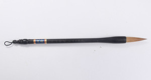 haute qualité m1 antique calligraphie chinoise brosse poils de belette pure pinceau poignée en ébène trois tailles - Product Image 3